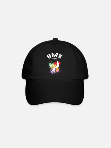 BMX - Baseballkappe - Schwarz/Schwarz