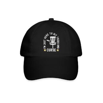 Disc Golf Disc Golfer - Baseballkappe - Schwarz/Schwarz - Vorne