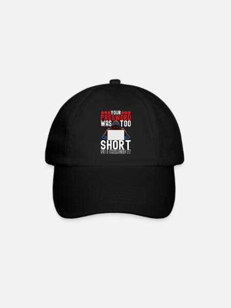 Programmierer Cyber Security - Baseballkappe - Schwarz/Schwarz