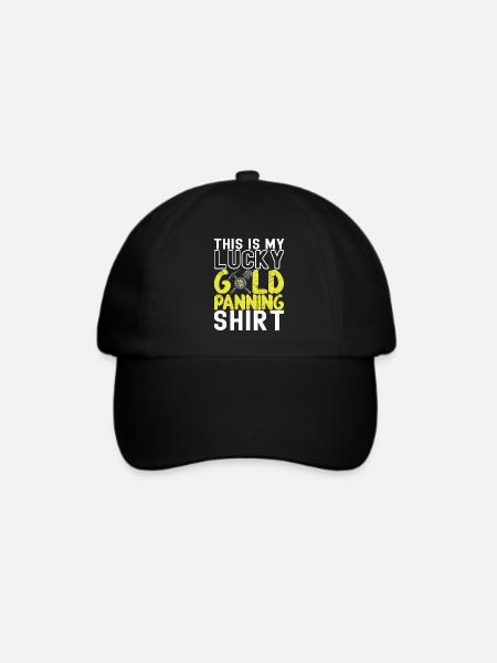 Goldgräber Goldschürfen - Baseballkappe - Schwarz/Schwarz
