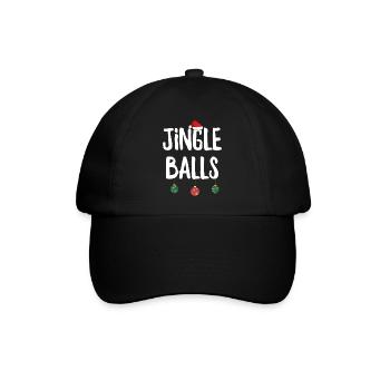 Jingle Bälle - Baseballkappe - Schwarz/Schwarz - Vorne