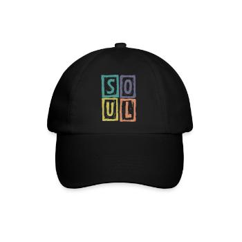 Soul - Baseballkappe - Schwarz/Schwarz - Vorne