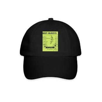 YOUR BUDDYS MENU - Baseballkappe - Schwarz/Schwarz - Vorne