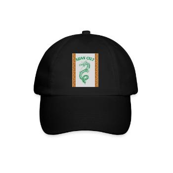 Asiatische Kelten - Baseballkappe - Schwarz/Schwarz - Vorne