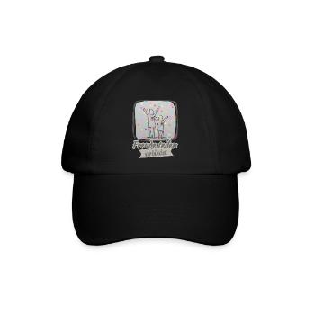Freude teilen verbindet - Baseballkappe - Schwarz/Schwarz - Vorne