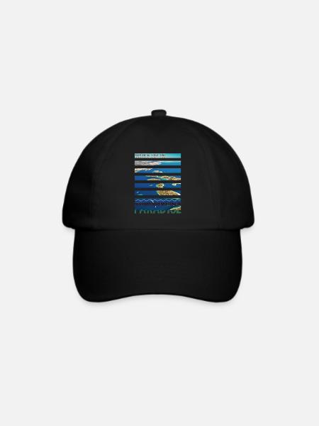 Kroatien Kroatien Hrvatska Kroatien Kroaten Paradies - Baseballkappe - Schwarz/Schwarz