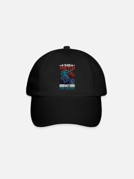 Aktien Aktionär Investor - Baseballkappe - Schwarz/Schwarz
