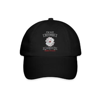 Karten Karte Blackjack Spiel - Baseballkappe - Schwarz/Schwarz - Vorne