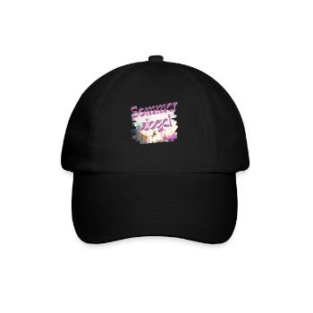 Sommervogel - Schmetterling - Wortschätze - Baseballkappe - Schwarz/Schwarz - Vorne