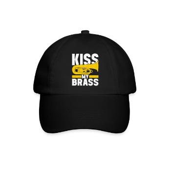 Tuba Tubist - Baseballkappe - Schwarz/Schwarz - Vorne