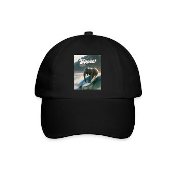 Hurra! - Baseballkappe - Schwarz/Schwarz - Vorne