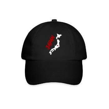 japan - Baseballkappe - Schwarz/Schwarz - Vorne