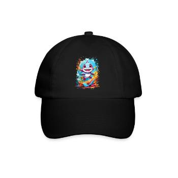 Hai - Baseballkappe - Schwarz/Schwarz - Vorne