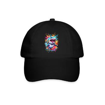 Hai - Baseballkappe - Schwarz/Schwarz - Vorne