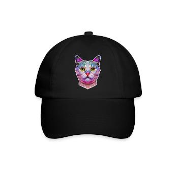 ORIGAMI KATZE - Baseballkappe - Schwarz/Schwarz - Vorne