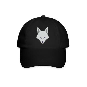 STILISIERTER SANDFUCHS - Baseballkappe - Schwarz/Schwarz - Vorne