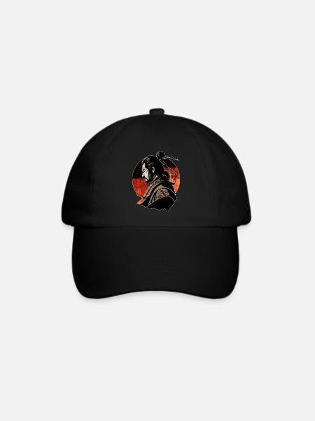 Warrior's Grace Samurai - Baseballkappe - Schwarz/Schwarz