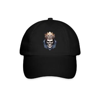 Skull King 4 - Baseballkappe - Schwarz/Schwarz - Vorne