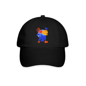 Friede - Baseballkappe - Schwarz/Schwarz - Vorne