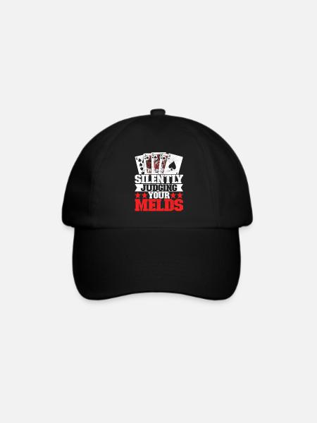 Binokel Pinochle - Baseballkappe - Schwarz/Schwarz