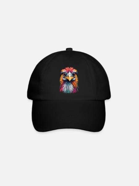 Strauß - Baseballkappe - Schwarz/Schwarz