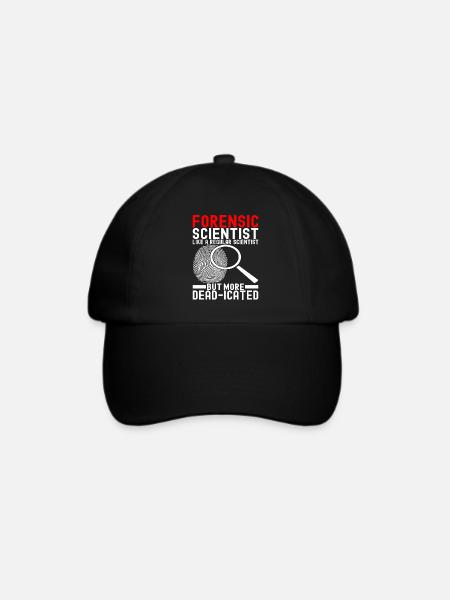 Forensik Forensiker - Baseballkappe - Schwarz/Schwarz