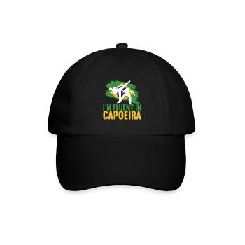 Capoeira Capoeirista - Baseballkappe - Schwarz/Schwarz - Vorne