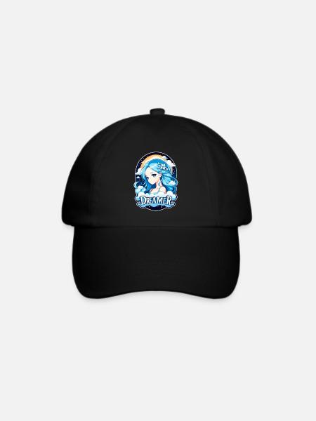 Träumer - Träumer - Träumer - Traum - Träumerei - Baseballkappe - Schwarz/Schwarz