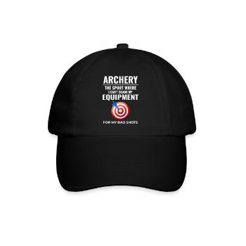 Bogenschießen Ziele Bogenschütze Bullseye Schießsport - Baseballkappe - Schwarz/Schwarz - Vorne