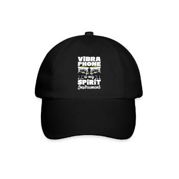 Vibraphon Vibraphonist - Baseballkappe - Schwarz/Schwarz - Vorne