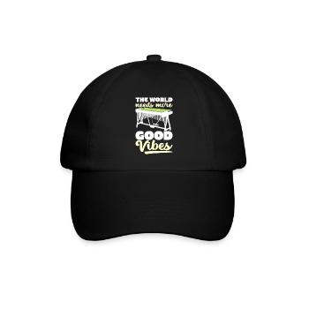 Vibraphon Vibraphonist - Baseballkappe - Schwarz/Schwarz - Vorne