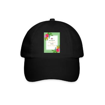 EINLADUNG ZU EHREN DER HOCHZEIT - Baseballkappe - Schwarz/Schwarz - Vorne