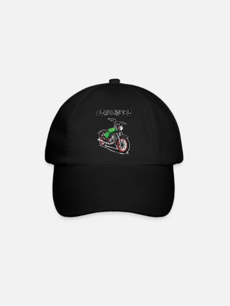 S51 (grün) // Illustration - Baseballkappe - Schwarz/Schwarz