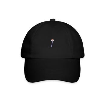 Magic mushroom - Baseballkappe - Schwarz/Schwarz - Vorne