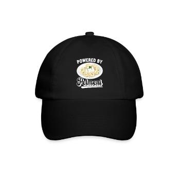 Pelmeni Russische Küche - Baseballkappe - Schwarz/Schwarz - Vorne