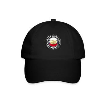 Pelmeni Russische Küche - Baseballkappe - Schwarz/Schwarz - Vorne