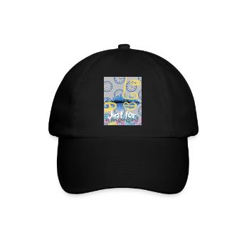Nur für einen Moment - Baseballkappe - Schwarz/Schwarz - Vorne