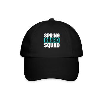Kunstspringen Turmspringer Sprungbrett - Baseballkappe - Schwarz/Schwarz - Vorne