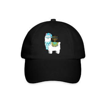 Chanukkah Hanukkah Hanukah - Baseballkappe - Schwarz/Schwarz - Vorne