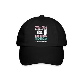 Apotheker Pharmazeutisch-technischer - Baseballkappe - Schwarz/Schwarz - Vorne