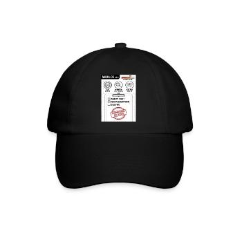 Mama-OS v2.0 Betriebssystem - Baseballkappe - Schwarz/Schwarz - Vorne
