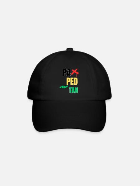 pa_ped_tan - Baseballkappe - Schwarz/Schwarz