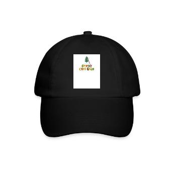 Merry Christmas  - Baseballkappe - Schwarz/Schwarz - Vorne