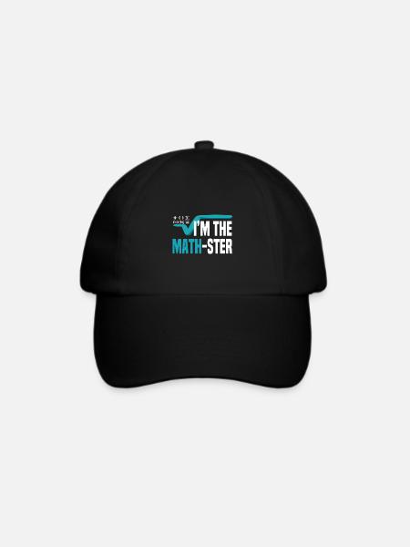 Ich bin der Mathematiker Mathematiker - Baseballkappe - Schwarz/Schwarz