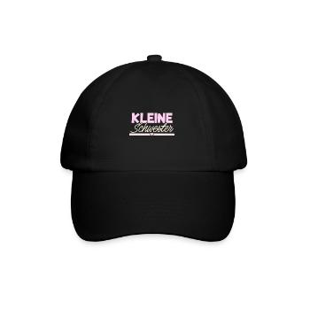 Kleine Schwester - Baseballkappe - Schwarz/Schwarz - Vorne