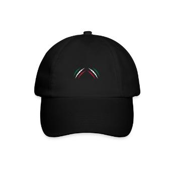 scars italia 2 - Baseballkappe - Schwarz/Schwarz - Vorne