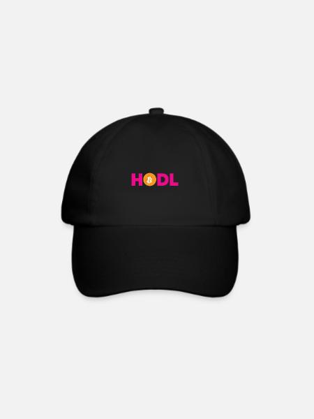 Bitcoin Plan B BTC Satoshi Krypto Hodl Maximalist - Baseballkappe - Schwarz/Schwarz