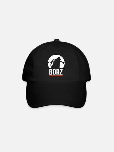 Chechen Borz Wolf Tschetschenien Tschetschene - Baseballkappe - Schwarz/Schwarz