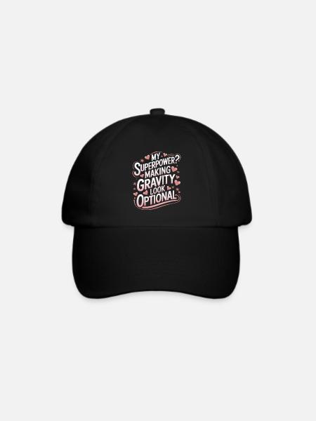 Turnen Turner Gymnastik - Baseballkappe - Schwarz/Schwarz