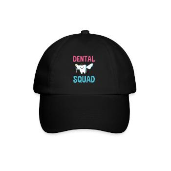 Hygienist Dental Squad Dental Assistant - Baseballkappe - Schwarz/Schwarz - Vorne
